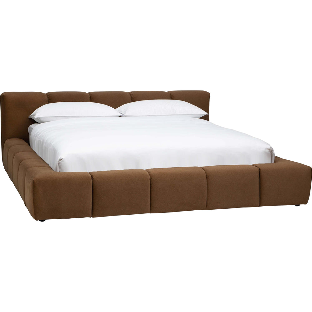 Liam King Bed, Vesper Tobacco-Furniture - Bedroom-High Fashion Home