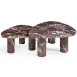 Libby Nesting Coffee Table Set, Red Lavento