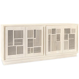 Lila 4 Door Buffet, Whitewash