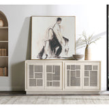 Lila 4 Door Buffet, Whitewash