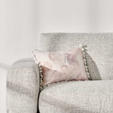 Lily Peach Lumbar Pillow, Pink Multi-Accessories-High Fashion Home