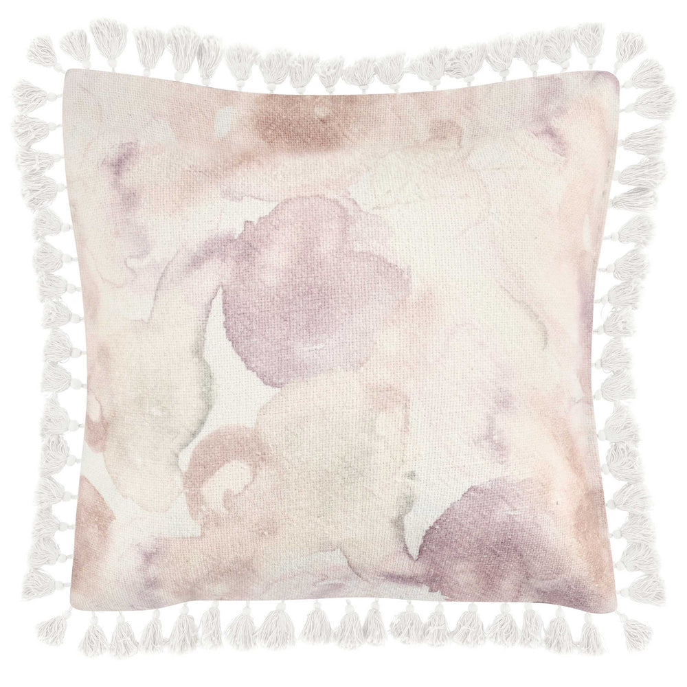 Lily Peach Pillow, Pink Multi-Accessories-High Fashion Home