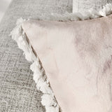 Lily Peach Pillow, Pink Multi-Accessories-High Fashion Home