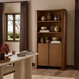 Limba Bookcase, Medium Brown Limba by Four Hands