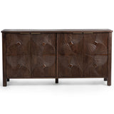 Lina 4 Door Cabinet, Kona Brown-Furniture - Storage-High Fashion Home