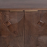 Lina 4 Door Cabinet, Kona Brown-Furniture - Storage-High Fashion Home