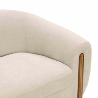 Lina Sofa, Cream-Furniture - Sofas-High Fashion Home
