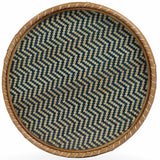 Lindy Rattan Side Table, Natural-Furniture - Accent Tables-High Fashion Home