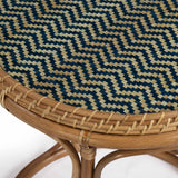 Lindy Rattan Side Table, Natural-Furniture - Accent Tables-High Fashion Home