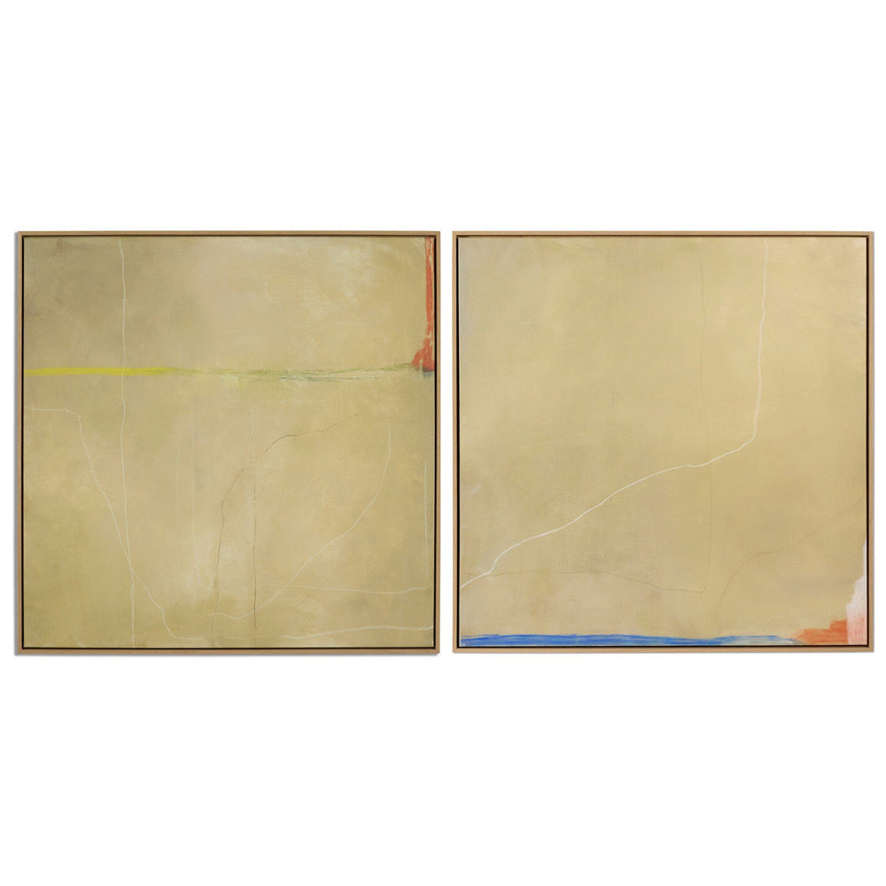 Lines Diptych by Lauren Fuhr by Four Hands-Accessories Artwork-High Fashion Home