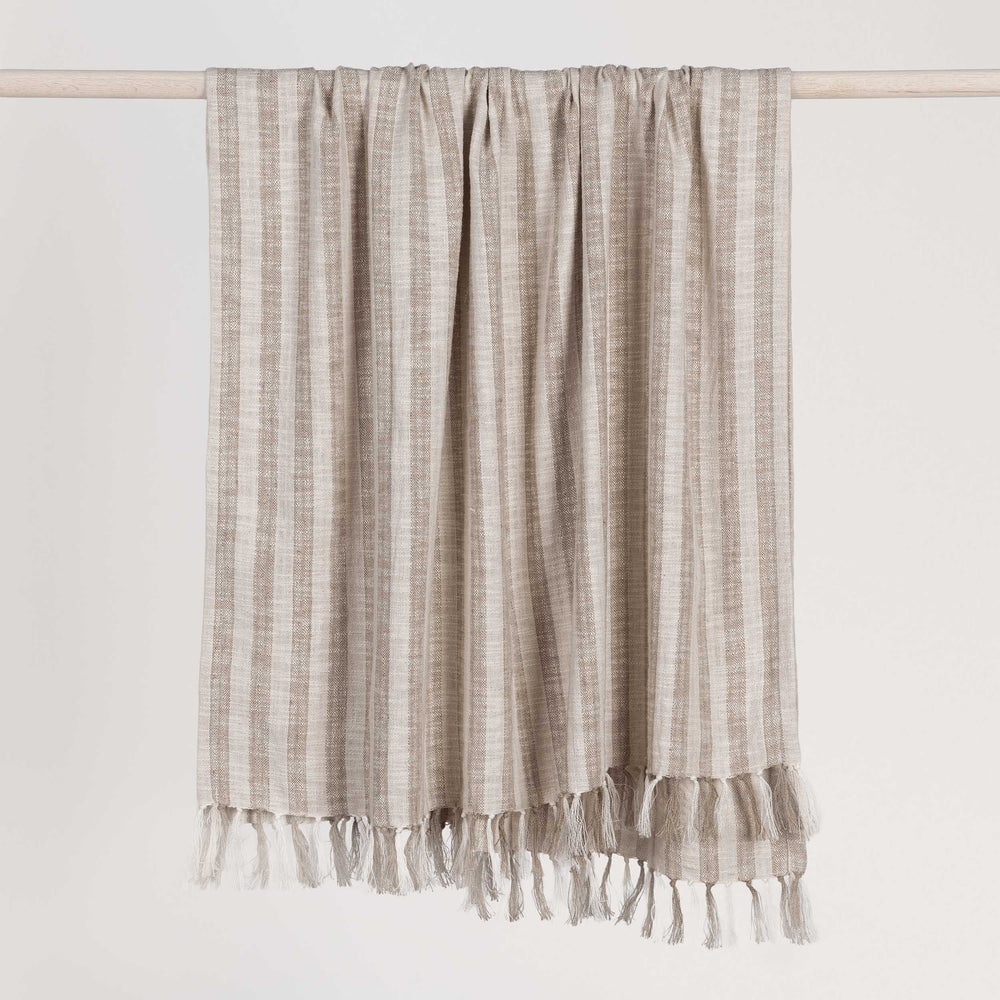 Linna Throw, Ivory/Natural