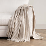 Linna Throw, Ivory/Natural