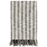 Linna Throw, Natural/Black