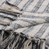 Linna Throw, Natural/Black