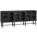 Linsey Sideboard, Black-Furniture - Storage-High Fashion Home