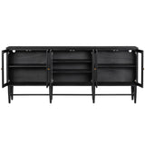 Linsey Sideboard, Black-Furniture - Storage-High Fashion Home