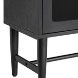 Linsey Sideboard, Black-Furniture - Storage-High Fashion Home