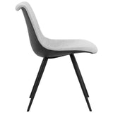 Lipa Dining Chair, Belfast Heather Grey/Rosemary, Set of 2-Furniture - Dining-High Fashion Home
