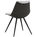 Lipa Dining Chair, Belfast Heather Grey/Rosemary, Set of 2-Furniture - Dining-High Fashion Home