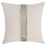 Lira Pillow, Natural/Silver