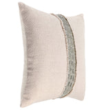 Lira Pillow, Natural/Silver
