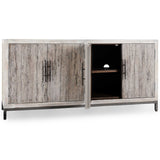 Lisbon 4 Door Cabinet, Timeworn Cream-Furniture - Storage-High Fashion Home