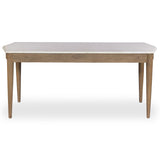 Lison Dining Table, White  by Four Hands