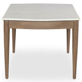 Lison Dining Table, White  by Four Hands