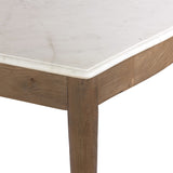 Lison Dining Table, White  by Four Hands