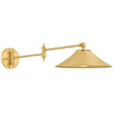 Lithgow Wall Sconce, Aged Brass