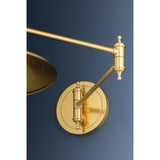 Lithgow Wall Sconce, Aged Brass