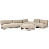 Livia Outdoor Sectional, Taupe
