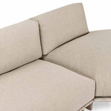 Livia Outdoor Sectional, Taupe