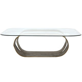 Livianna Coffee Table, Antique Brass-Furniture - Accent Tables-High Fashion Home