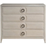 Lizmore 4 Drawer Chest, White Oak-Furniture - Storage-High Fashion Home