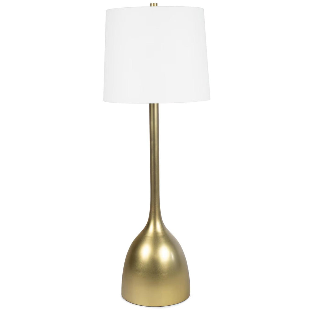 Logan Buffet Lamp, Natural Brass