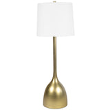 Logan Buffet Lamp, Natural Brass