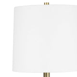 Logan Buffet Lamp, Natural Brass