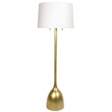 Logan Floor Lamp, Natural Brass-Lighting-High Fashion Home