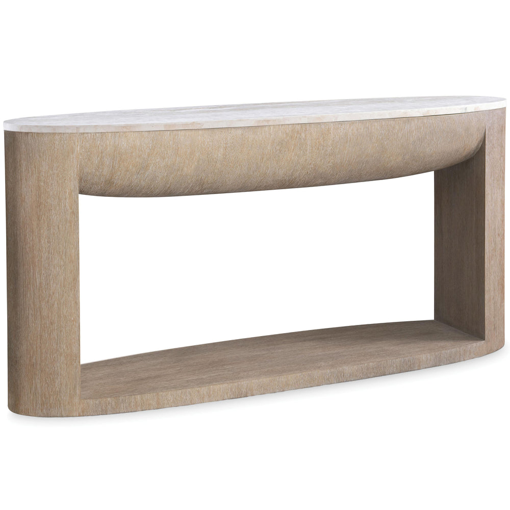 Loggia Oval Top Console Table, Aria