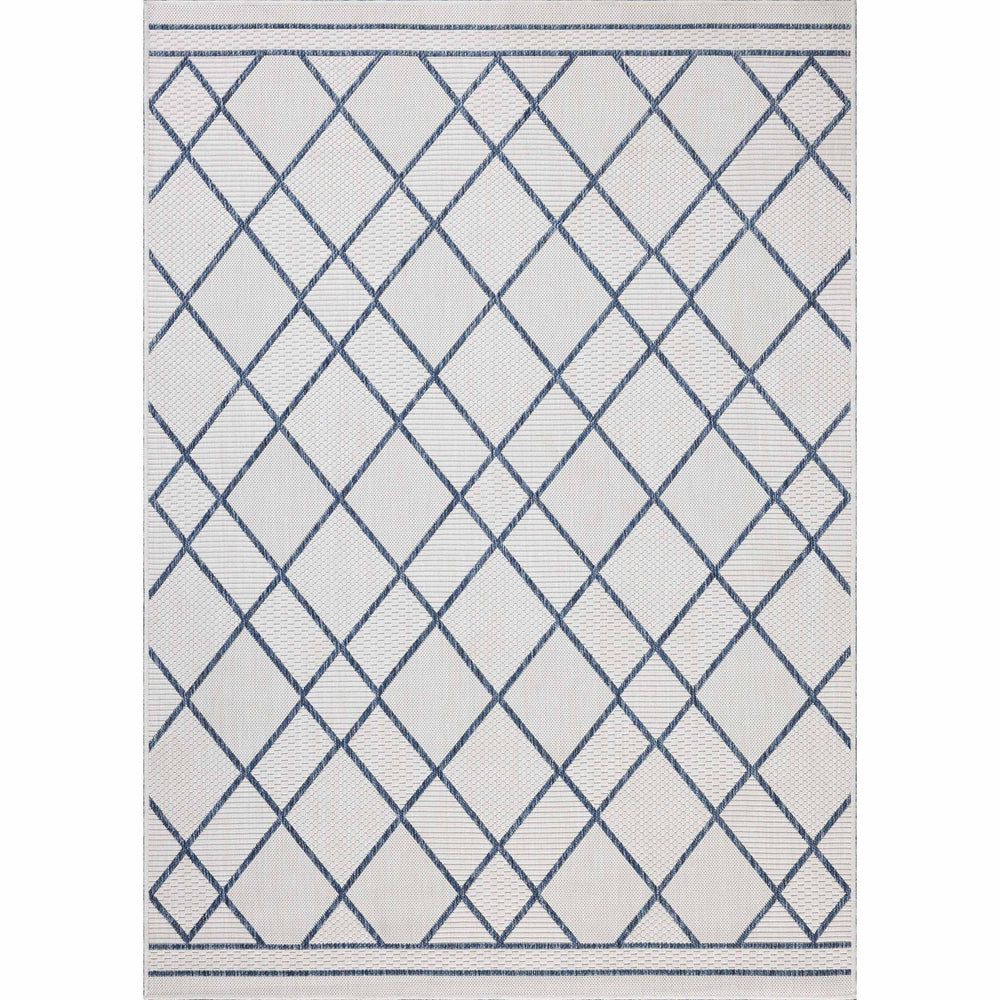 Loloi II Rug Easton ESN-08, Ivory/Denim