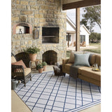 Loloi II Rug Easton ESN-08, Ivory/Denim