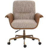 Lomax Office Chair, Miliken Cognac