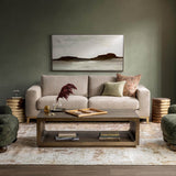 London Coffee Table, Soft Cocoa-Furniture - Accent Tables-High Fashion Home