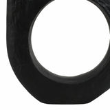 Looped Sculpture, Black-Accessories-High Fashion Home