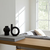 Looped Sculpture, Black-Accessories-High Fashion Home