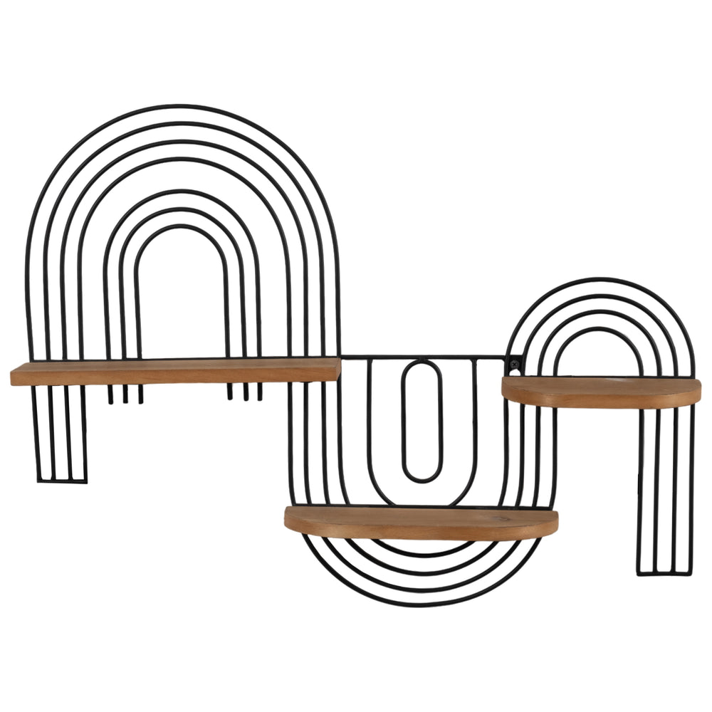 Loopy Wall Decor, Brown/Black