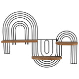 Loopy Wall Decor, Brown/Black