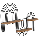 Loopy Wall Decor, Brown/Black