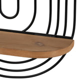 Loopy Wall Decor, Brown/Black